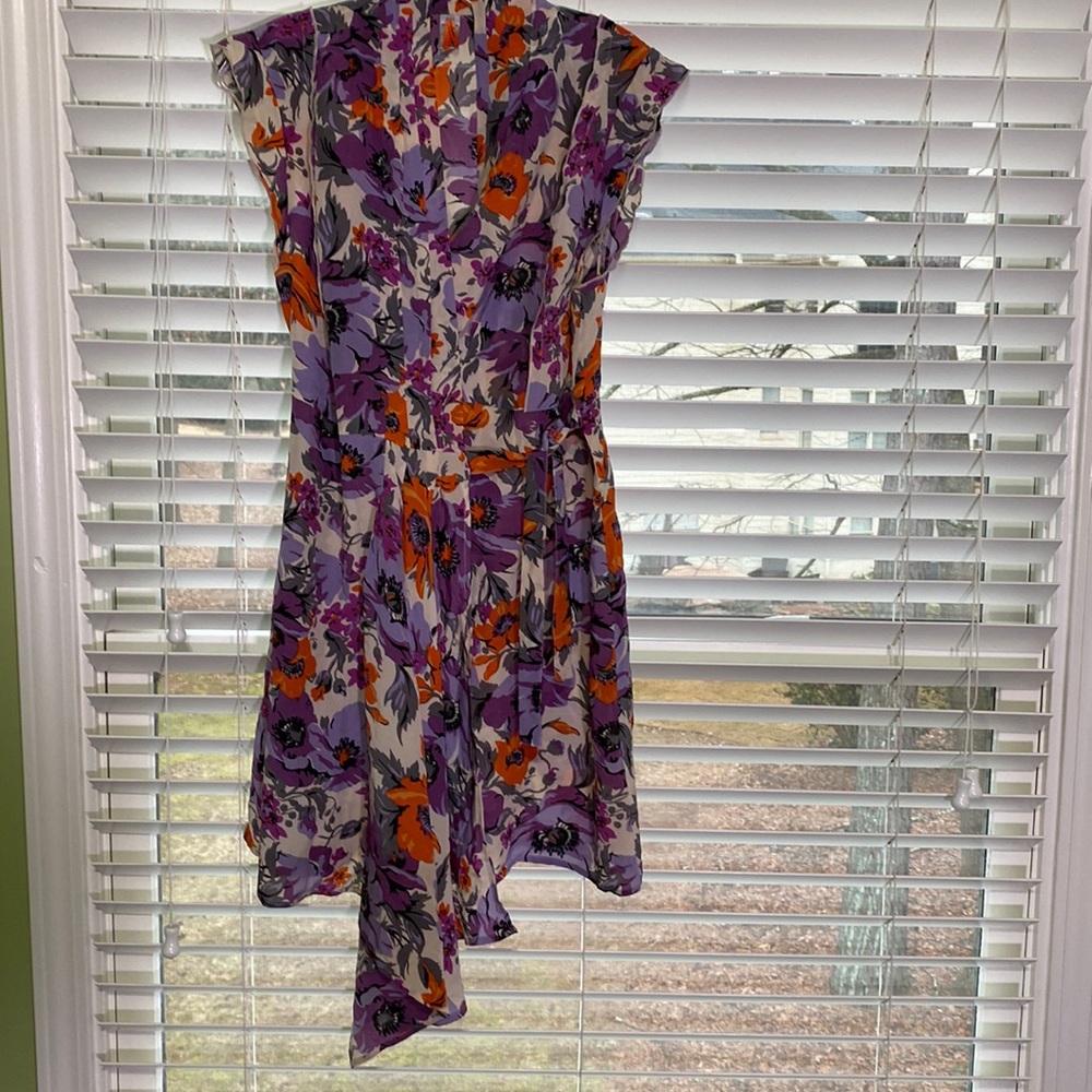 100%Silk Full Wrap Dress